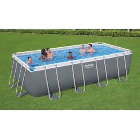 Piscina rettangolare steel frame cm.549x274x132 capacità: 16.000 lt.