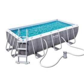 Piscina 404x201x100 rett.rattan
