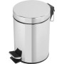 Pattumiera acciaio cromato 5 lt.