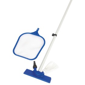 Kit pulizia standard cm 203 kit con: scopa con filtro e retino