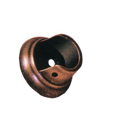 Rosetta lat.x tubo d.22 bronzo