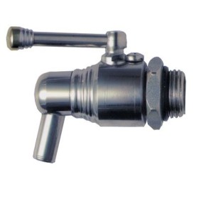 Rubinetto 1p.acciaio inox