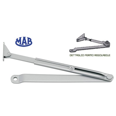 Braccio senza fermo x chiud.nero*