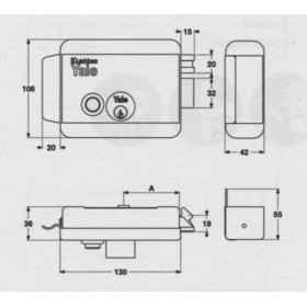 Serr.elettr.appl.dx c/puls.e k 601