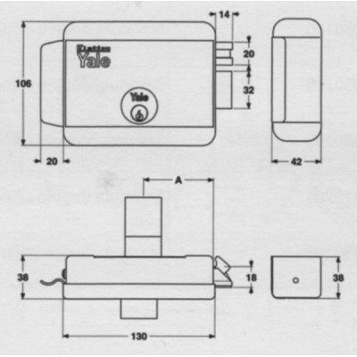Serr.elettr.applicare sx 602