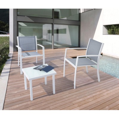 Salotto 3 pezzi auri bianco