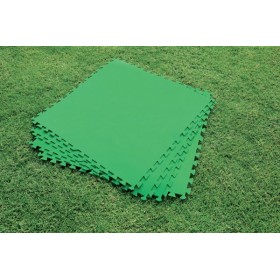 Protezione componibile sottopiscina, 9 mattonelle da 78x78 cm.