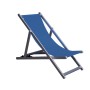 Sdraio alluminio texilene reclinabile blu
