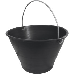 Secchio muratore d.34 nero lt.8