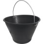 Secchio muratore d.34 nero lt.8