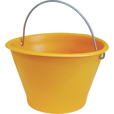 Secchio muratore d.36 giallo lt.10
