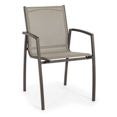 Sedia alluminio hilla coffee