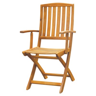 Sedia piegh.c/brac.acacia 56x53x96h