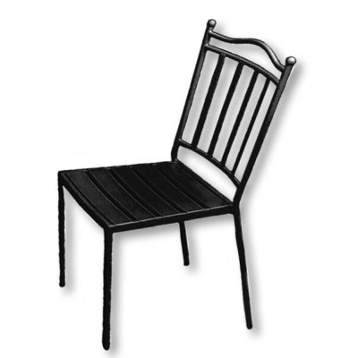 Sedia ferro santorini 44,5x53x90h