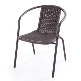 Sedia ios t.rattan marrone(750/15s)
