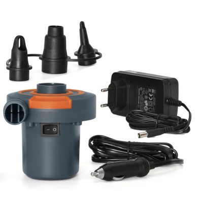 Pompa di gonfiaggio elettrica 220/12v, gonfia/sgonfia