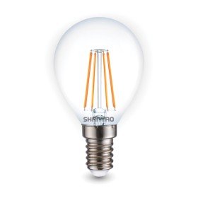 Lamp.sfera led filam.trasp.4w e14
