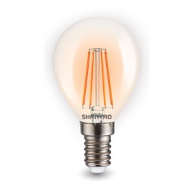 Lamp.sfera led filam.ambra 4w e14