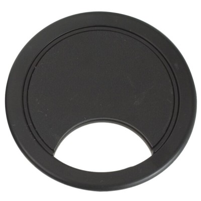 Passacavo in plastica d.60 nero