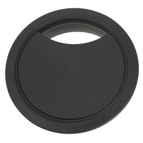 Passacavo in plastica d.80 nero