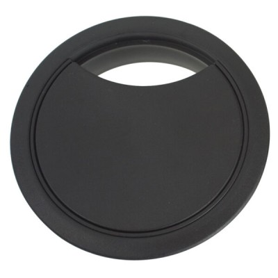 Passacavo in plastica d.80 nero