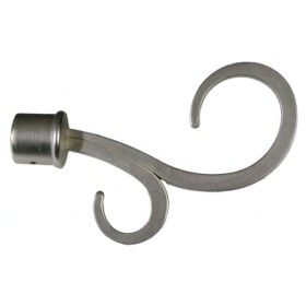 Bastone estensibile per tenda atene da cm. 120 a 210 in cromo satinato