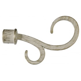 Bastone estensibile per tenda atene da cm. 120 a 210 avorio/oro