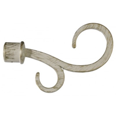 Bastone estensibile per tenda atene da cm. 120 a 210 avorio/oro