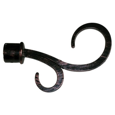 Bastone estensibile per tenda atene da cm. 120 a 210 nero/rame