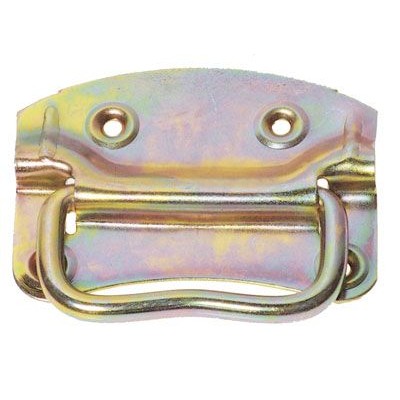 Maniglia per bauli zinc.bianca cm9