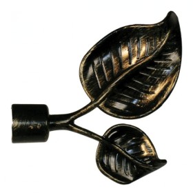 Bastone estensibile per tenda berlino da cm. 120 a 210 nero/oro