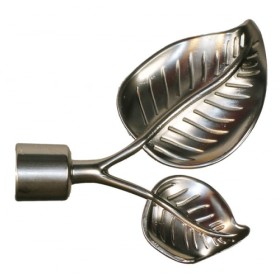 Bastone estensibile per tenda berlino da cm. 120 a 210 cromo satinato