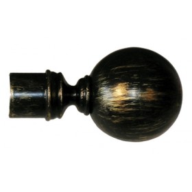 Bastone estensibile per tenda parigi da cm. 120 a 210 nero/oro