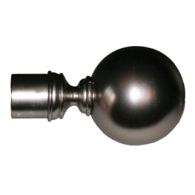 Bastone estensibile per tenda parigi da cm. 120 a 210 cromo satinato