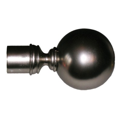 Bastone estensibile per tenda parigi da cm. 120 a 210 cromo satinato